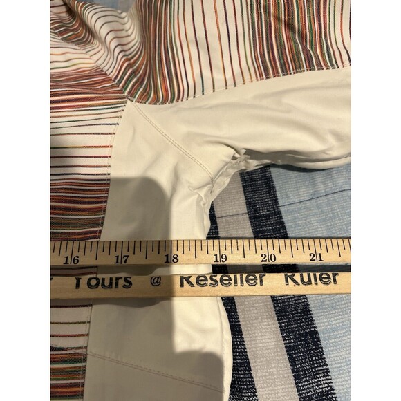 Burton Gore-Tex women's S full zip snowboard hooded striped jacket - Picture 5 of 12